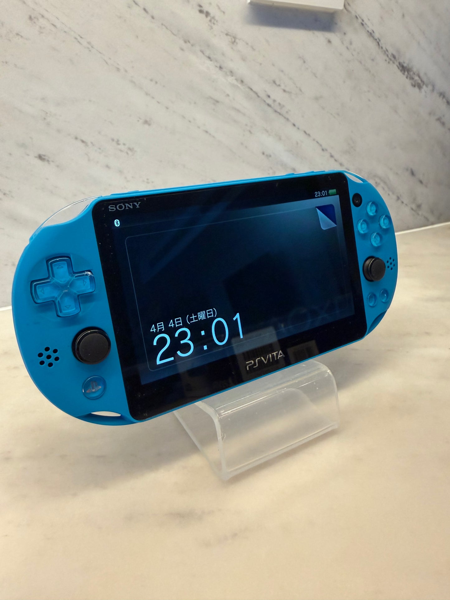 PS-Vita Aqua blue complete set