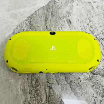 Sony PS Vita 2000 Slim — Lime Green / White — Japanese Edition