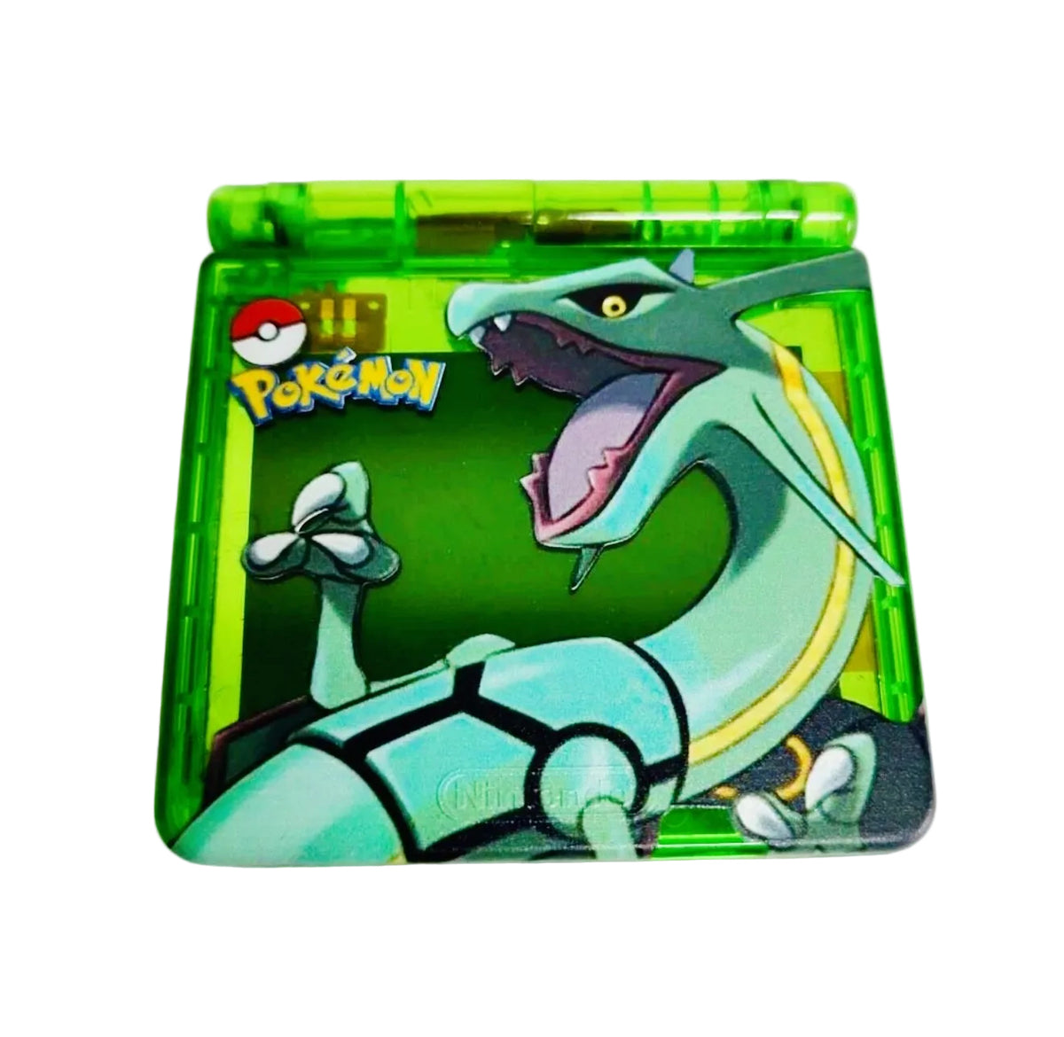 Custom Game Boy Sp (Clear Rayquaza, IPS screen, Type C)