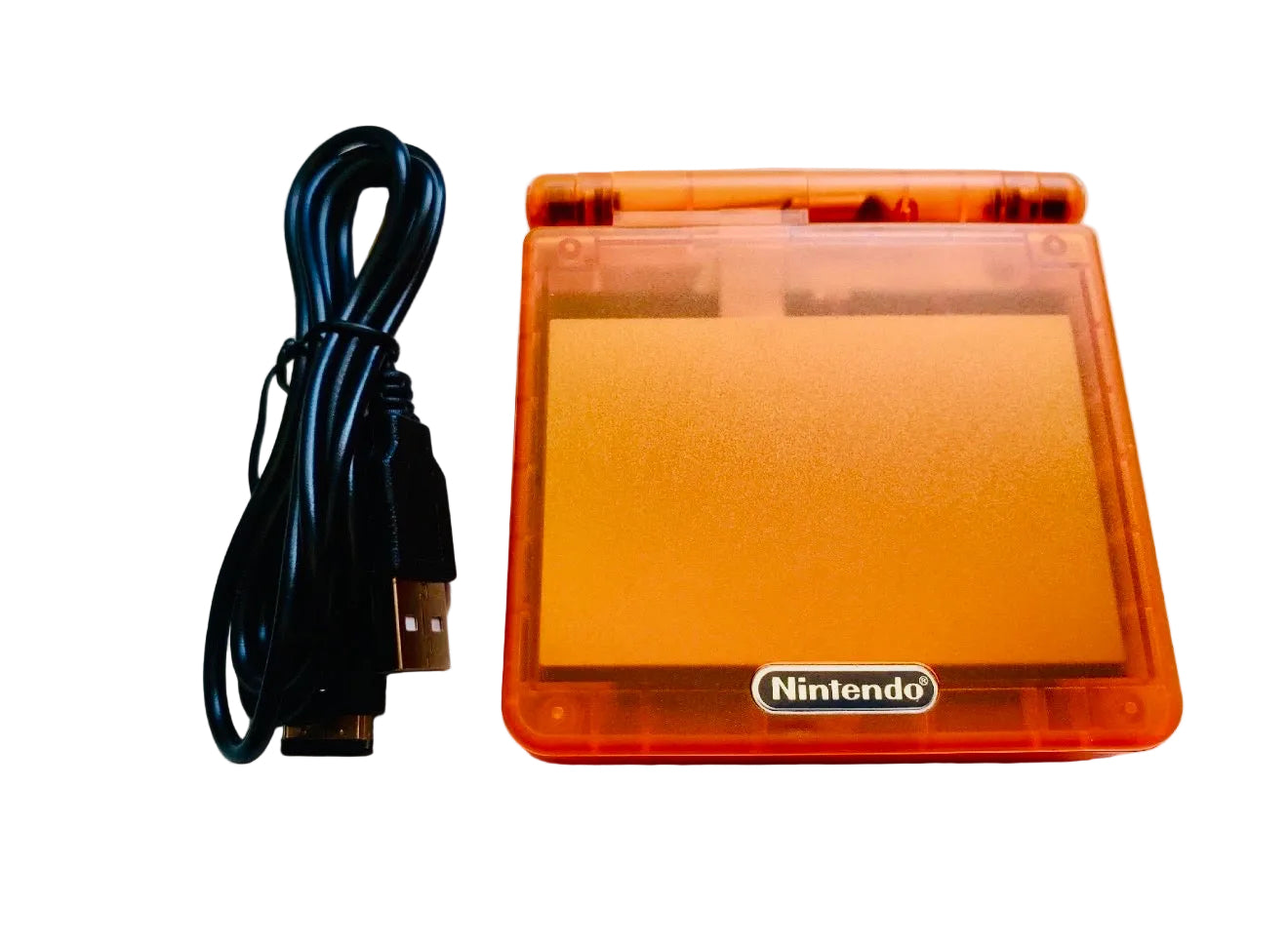 Custom Game Boy Sp (Clear Orange, IPS screen, Type C)