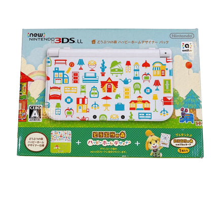 New Nintendo 3DS LL Animal Crossing Happy Home Designer Pack — Japanese Limited Edition, Boxed