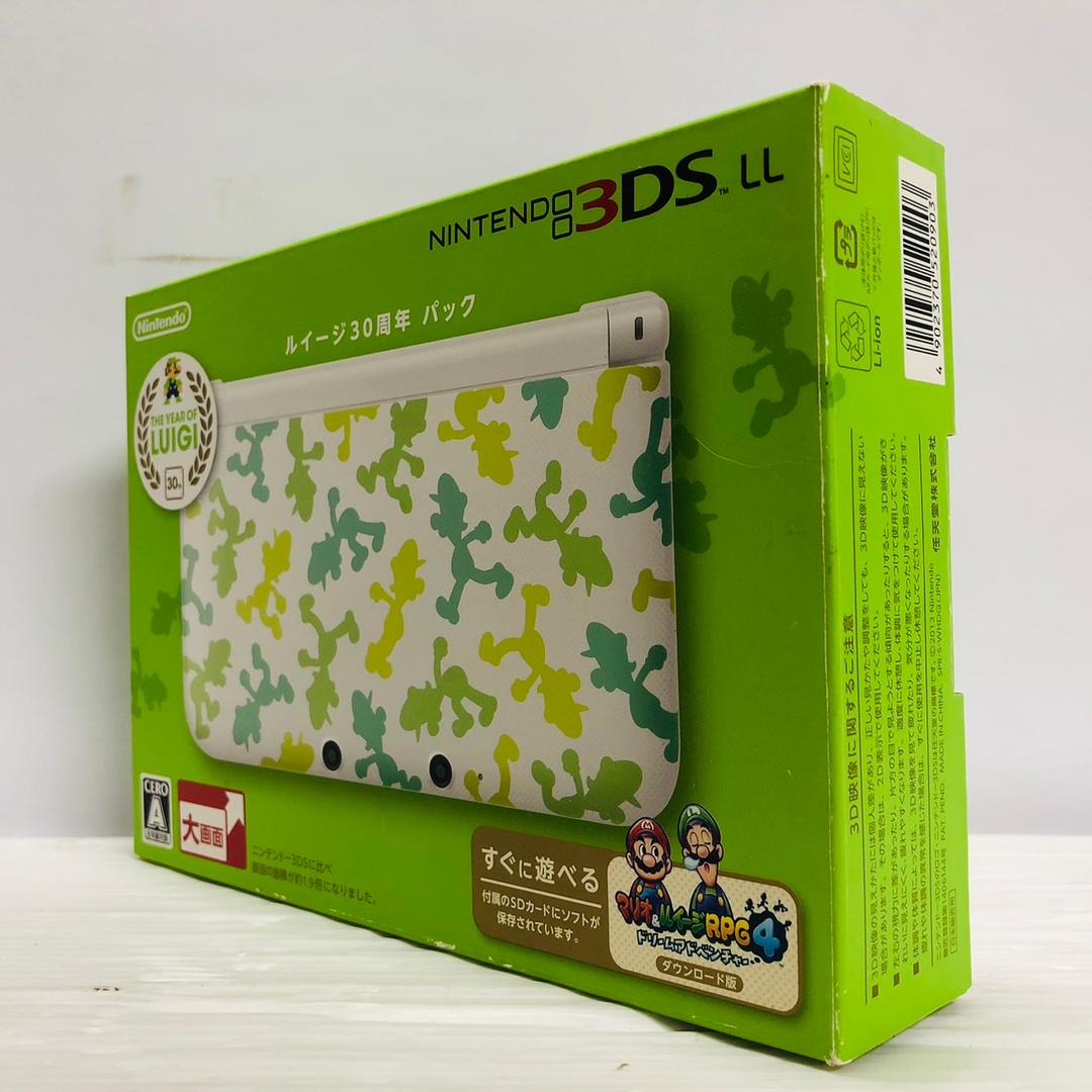 Nintendo 3DS LL Luigi 30th Anniversary Pack — Japanese Limited Edition, Complete in Box
