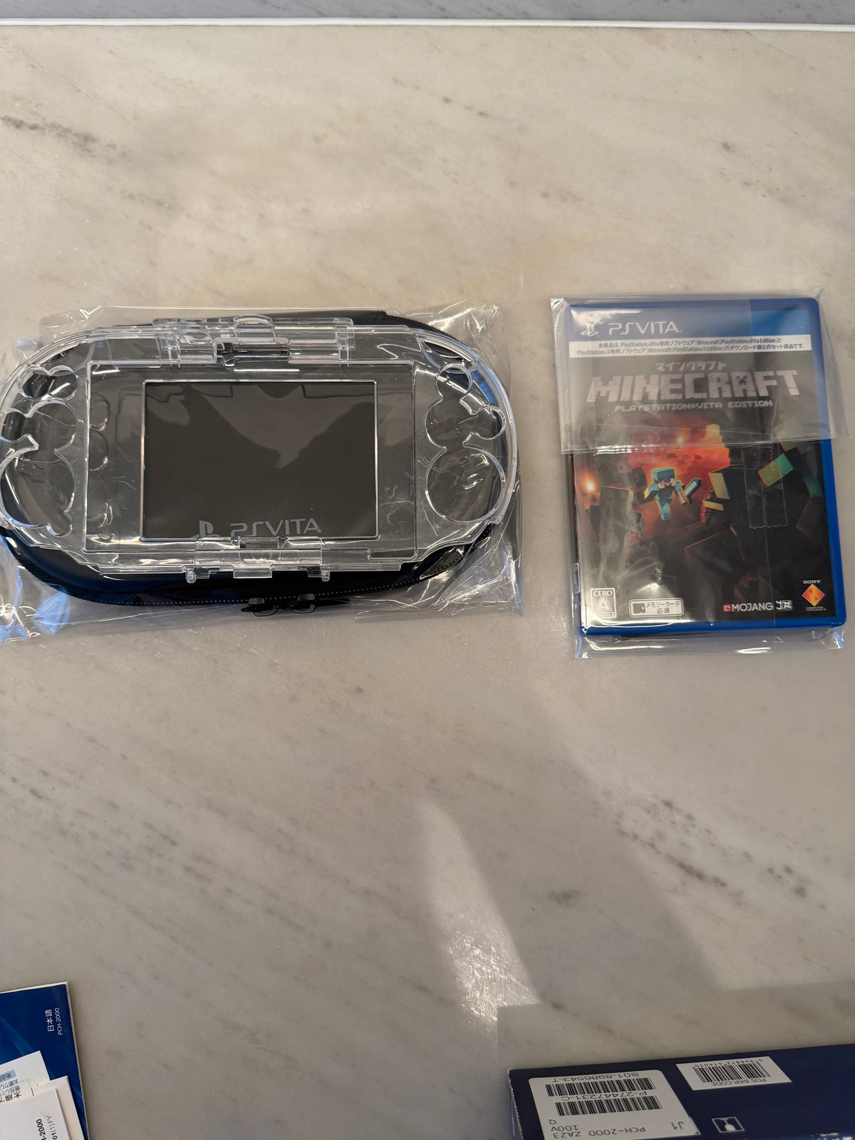 PS-Vita Aqua blue complete set