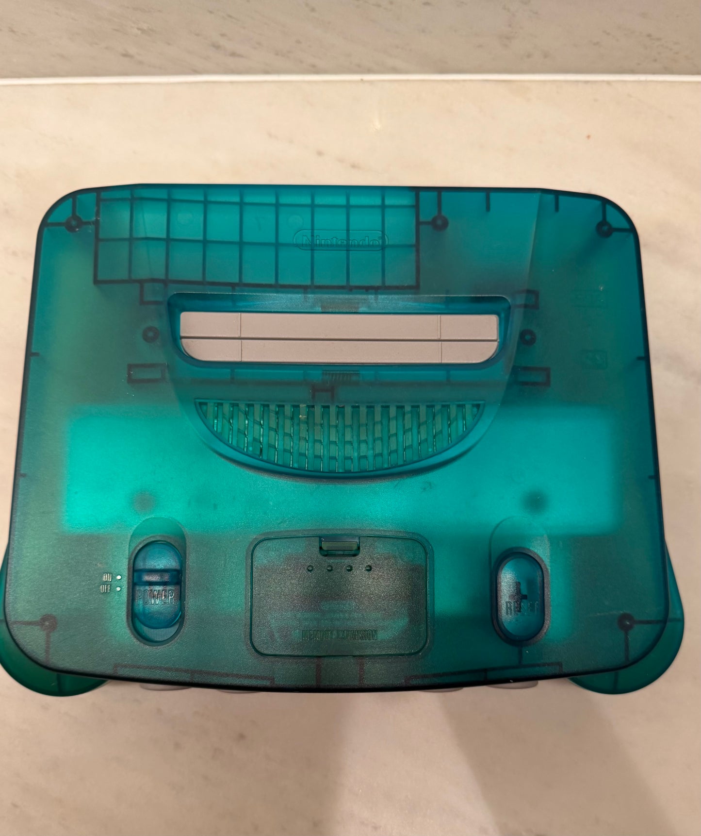 Nintendo 64 aqua blue BUNDLE