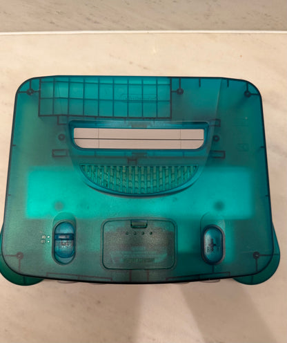 Nintendo 64 aqua blue BUNDLE