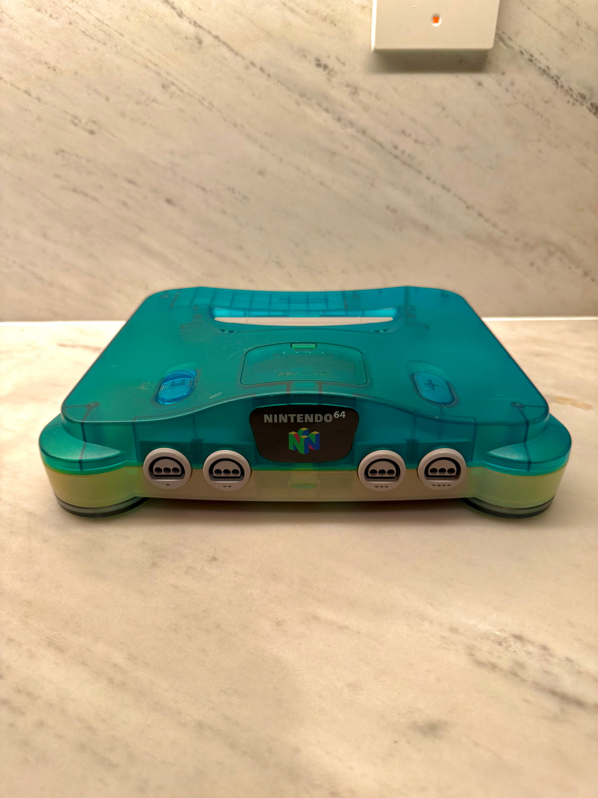Nintendo 64 aqua blue BUNDLE