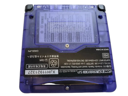 Custom Game Boy Sp (Clear Purple, IPS screen, Type C)