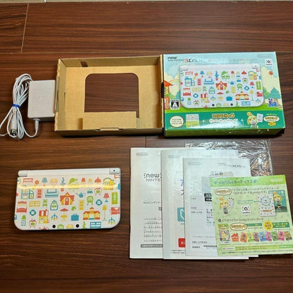 New Nintendo 3DS LL Animal Crossing Happy Home Designer Pack — Japanese Limited Edition, Boxed